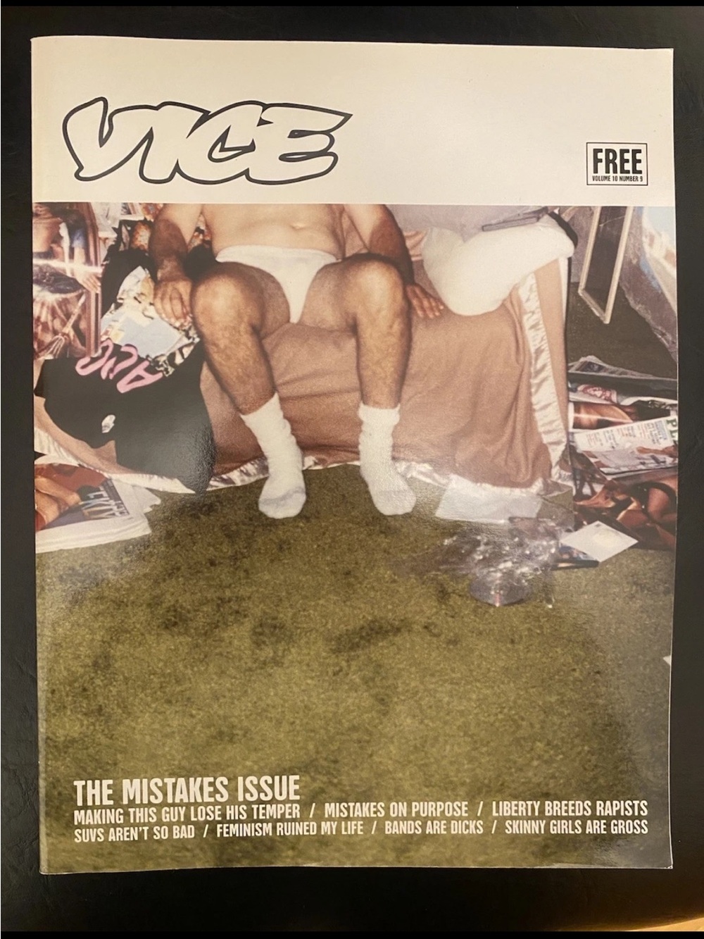 Vintage Vice Magazine The Mistakes Issue Vol 10 No 9 Y2K 2003